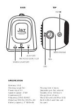 Предварительный просмотр 2 страницы Jaz audio Smooth TEJZSPEAKSMOOTHBTS User Manual