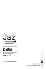 Preview for 36 page of Jaz audio TEJZEARFREETWSBTK User Manual