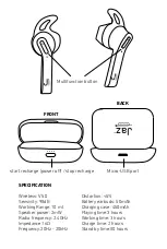 Предварительный просмотр 2 страницы Jaz audio TWIN TWS SIMPHONY User Manual