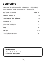 Preview for 2 page of Jazwares Lalaloopsy Alarm Clock User Manual