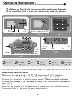 Preview for 4 page of Jazwares Lalaloopsy Alarm Clock User Manual