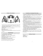 Preview for 3 page of Jazz Speakers JS1219WA Operating Instructions