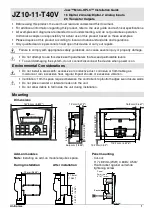 Jazz Micro-OPLC JZ10-11-T40V Installation Manual предпросмотр