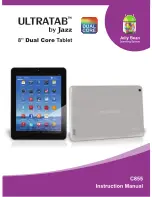 Jazz ULTRATAB C855 Instruction Manual preview