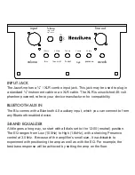 Preview for 4 page of JazzAmp Henriksen Owner'S Manual