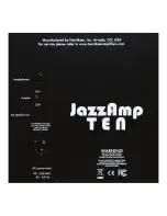 Предварительный просмотр 7 страницы JazzAmp Henriksen Owner'S Manual