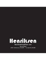 Preview for 10 page of JazzAmp Henriksen Owner'S Manual