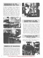 Preview for 8 page of JB GURY UNIVERSAL Comet CENTURY Parts And Service Manual