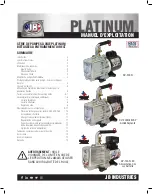 Preview for 25 page of JB INDUSTRIES PLATINUM DV-142-FLEX Operating Manual