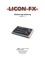 Предварительный просмотр 1 страницы JB-Lighting LICON FX User Manual