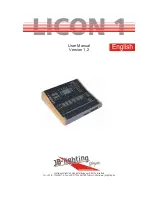 JB-Lighting licon1 User Manual preview