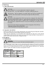 Preview for 5 page of JB-Lighting SPARX 10 Operating Instructions Manual