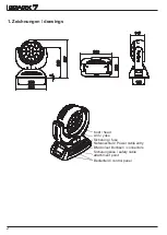 Предварительный просмотр 2 страницы JB-Lighting SPARX 7 Operating Instructions Manual