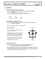 Предварительный просмотр 16 страницы JB-Lighting Varyscan 3 Special 250MSD User Manual