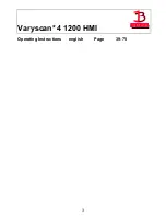 Предварительный просмотр 3 страницы JB-Lighting Varyscan 4 1200 HMI Operating Instructions Manual