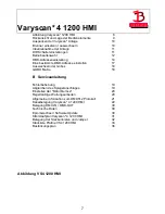 Предварительный просмотр 7 страницы JB-Lighting Varyscan 4 1200 HMI Operating Instructions Manual