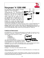 Предварительный просмотр 19 страницы JB-Lighting Varyscan 4 1200 HMI Operating Instructions Manual