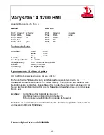 Предварительный просмотр 29 страницы JB-Lighting Varyscan 4 1200 HMI Operating Instructions Manual