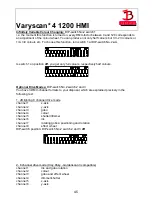 Предварительный просмотр 45 страницы JB-Lighting Varyscan 4 1200 HMI Operating Instructions Manual