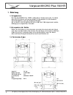 Предварительный просмотр 4 страницы JB-Lighting VaryScan MICRO Plus 150HTI Manual