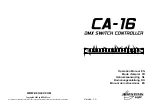 JB Systems Light CA-16 Operation Manual предпросмотр