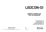 JB Systems Light LEDCON-01 Operation Manual предпросмотр