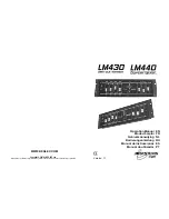 JB Systems Light LM430 Operation Manual предпросмотр