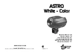 JB Systems ASTRO Color Operation Manual preview