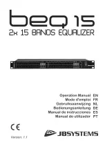 Предварительный просмотр 1 страницы JB Systems B00288 Operation Manual