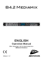 JB Systems B4.2 MEDIAMIX Operation Manual preview