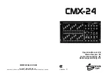 JB Systems CMX 24 Operation Manual предпросмотр