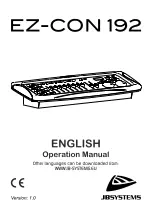 JB Systems EZ-CON 192 Operation Manual предпросмотр