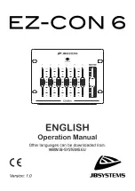 JB Systems EZ-CON 6 Operation Manual предпросмотр