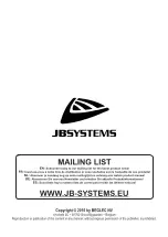 Preview for 8 page of JB Systems FX-1200 Operation Manual