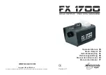 Preview for 1 page of JB Systems FX 1700 Operation Manual