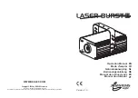 JB Systems LASER BURST III Operation Manual preview