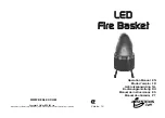 JB Systems LED Fire Basket Operation Manual preview
