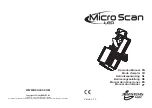 JB Systems LED Micro Scan Operation Manual предпросмотр