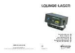 Preview for 1 page of JB Systems LOUNGE LASER Operation Manual