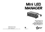 JB Systems Mini LED Manager Operation Manual preview