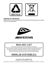 Preview for 8 page of JB Systems MIX 7.1 Operation Manual