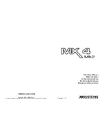 Предварительный просмотр 1 страницы JB Systems MX4 Mk2 Operation Manual