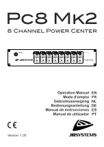 JB Systems Pc8 Mk2 Operation Manual preview