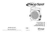 Preview for 1 page of JB Systems Plano Spot Operation Manual