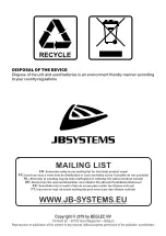 Предварительный просмотр 8 страницы JB Systems PPA-122 Operation Manual