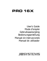 JB Systems PRO 16X User Manual preview