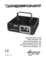 JB Systems TwinBeam Color Mk3 Operation Manual preview