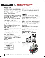 Preview for 2 page of JB ELIMINATOR DV-6E-250SP Operating Manual