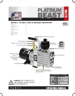 JB PLATINUM BEAST DV-340N Operating Manual предпросмотр