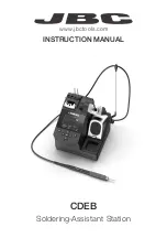 Предварительный просмотр 1 страницы jbc 804051 Instruction Manual
